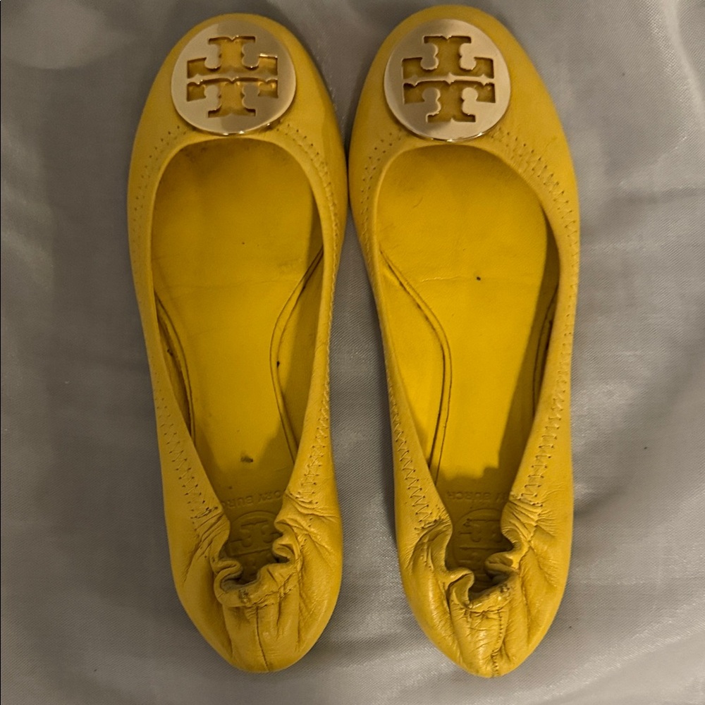Tory Burch Sunny Yellow Flats